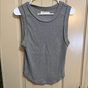 We The Free Gray Sleeveless Top